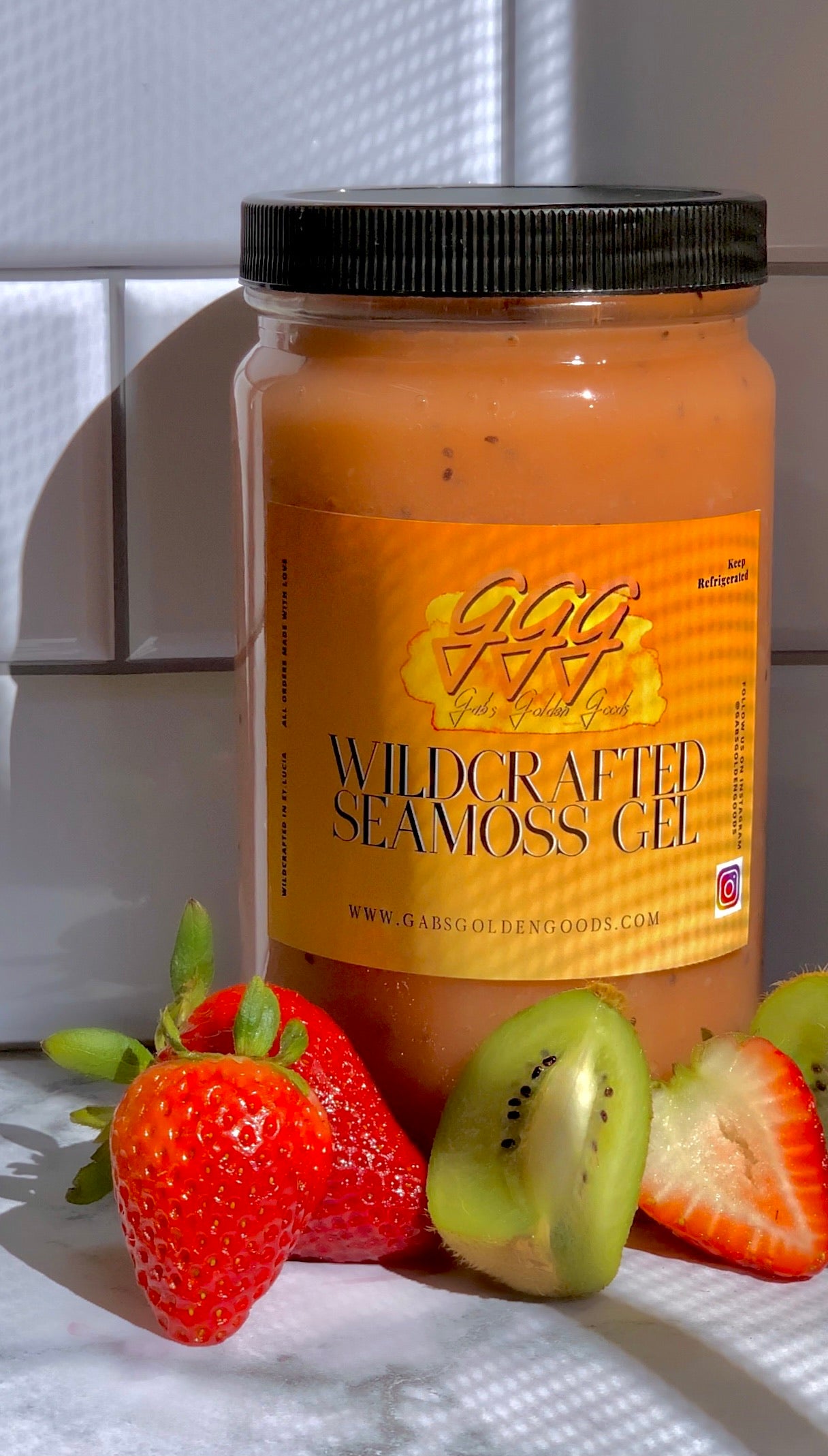 Strawberry Kiwi Sea Moss Gel